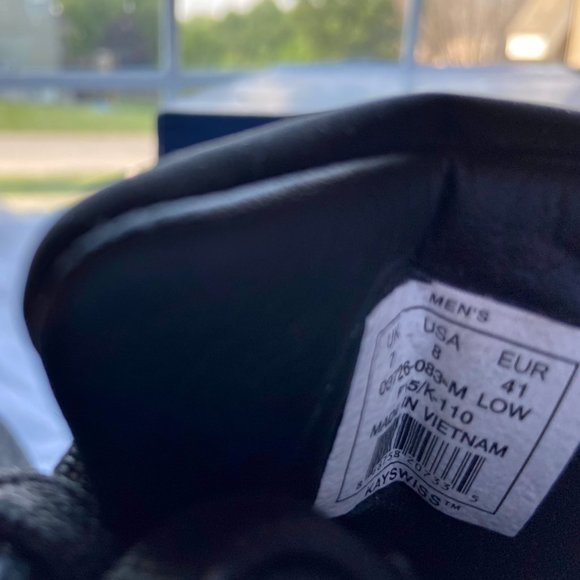 K-Swiss Classic 96 Black - Picture 7 of 8